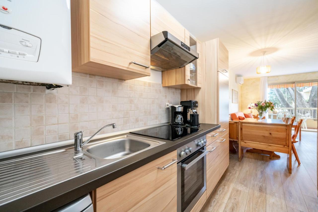 Spacious Apartment At A 5 Min Walk From The Beach อองทีบส์ ภายนอก รูปภาพ